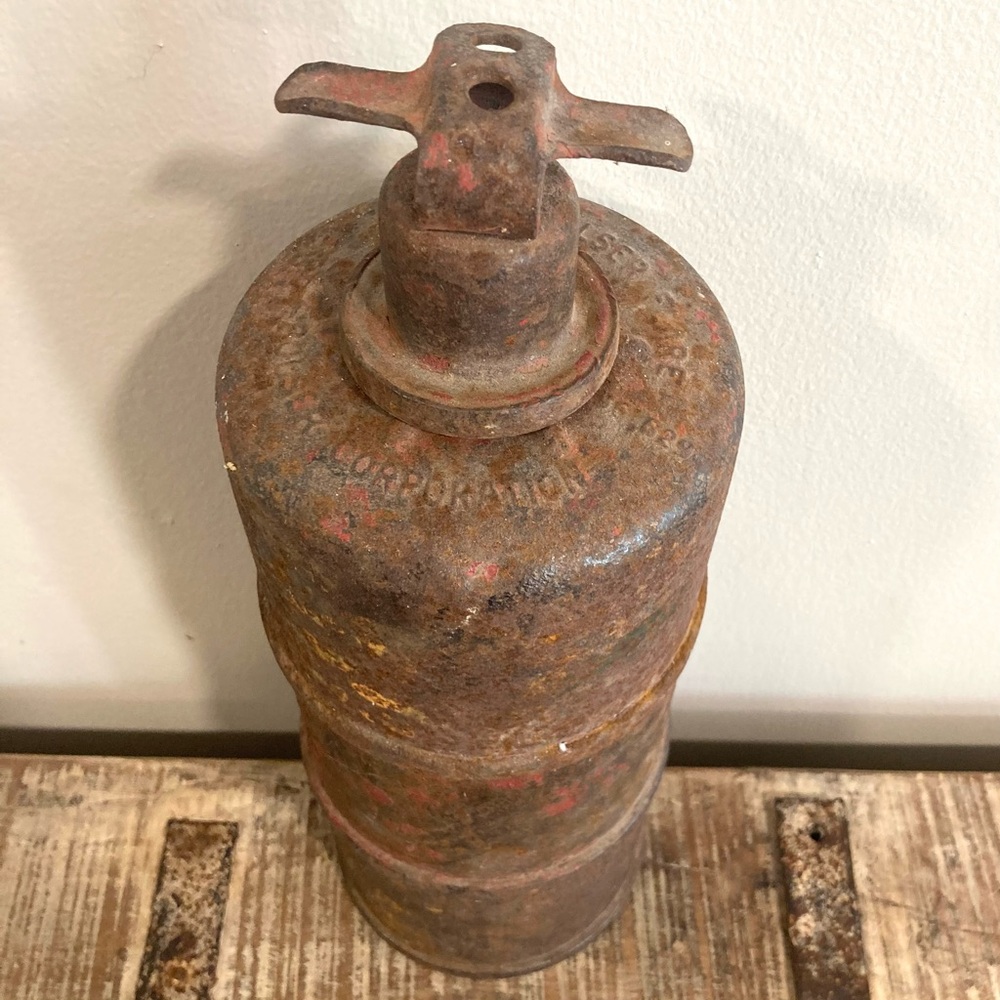 3 Vintage Bolser Corporation Roadside Flares Rusty Metal Decor Stackable - Picture 3 of 15